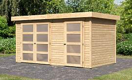 Gartenhaus KARIBU "Mühlentrup 1", beige 