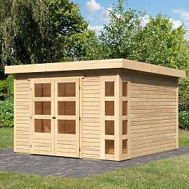 Gartenhaus KARIBU "Nordsee 6", beige