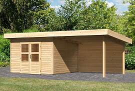 Gartenhaus KARIBU "Perlsee 3", beige