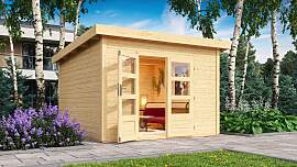 Gartenhaus KARIBU "Perlsee 3", beige