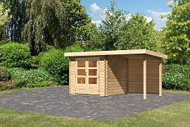 Gartenhaus KARIBU "Schloßsee 2", beige