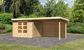 Gartenhaus KARIBU "Schloßsee 3", beige