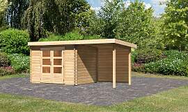 Gartenhaus KARIBU "Schloßsee 3", beige