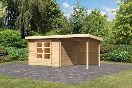 Gartenhaus KARIBU "Schloßsee 5", beige