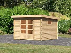 Gartenhaus KARIBU "Trittau 3", beige