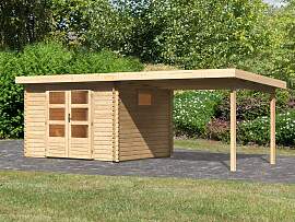 Gartenhaus KARIBU "Trittau 3", beige