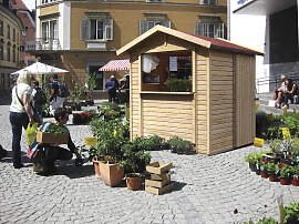Gartenhaus KARIBU "Verkaufshaus 1