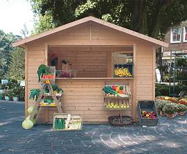 Gartenhaus KARIBU "Verkaufshaus 2