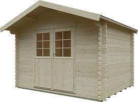 Gartenhaus KIEHN-HOLZ "Elmauberg", beige 