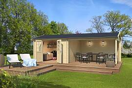 Gartenhaus LASITA MAJA "Amarillo", beige 