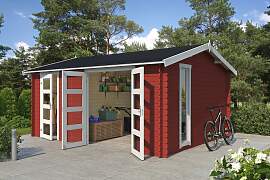 Gartenhaus LASITA MAJA "Carroz 2", rot