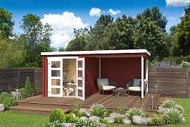 Gartenhaus LASITA MAJA "Long Beach", rot 