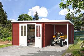 Gartenhaus LASITA MAJA "Tampa", rot