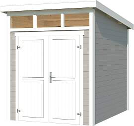 Gartenhaus NORDIC HOLZ "Kibo 2", grau