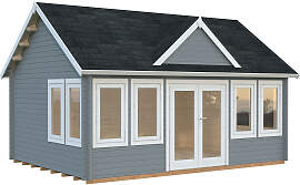 Gartenhaus PALMAKO "Claudia", hellgrau,