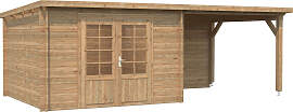 Gartenhaus PALMAKO "Ella", braun