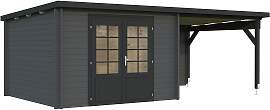 Gartenhaus PALMAKO "Ella", dunkelgrau,
