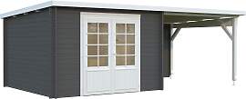 Gartenhaus PALMAKO "Ella", dunkelgrau,
