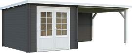 Gartenhaus PALMAKO "Ella", dunkelgrau,