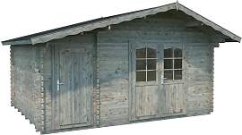 Gartenhaus PALMAKO "Emma", grau,