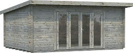 Gartenhaus PALMAKO "Lea", grau,
