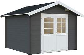 Gartenhaus PALMAKO "Lotta", dunkelgrau,