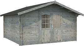 Gartenhaus PALMAKO "Lotta", grau, ohne