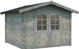 Gartenhaus PALMAKO "Lotta", grau, ohne