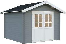 Gartenhaus PALMAKO "Lotta", hellgrau,