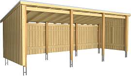 Gartenhaus PLUS "Nordic Multi", beige