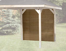 Gartenhaus-Seitenwand WEKA