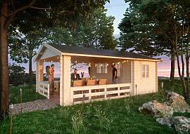 Gartenhaus SKANHOLZ "Alicante 1", beige