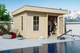 Gartenhaus SKANHOLZ "Breda", beige