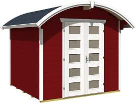 Gartenhaus SKANHOLZ "Delft", rot