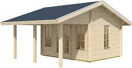 Gartenhaus SKANHOLZ "Luzern", beige