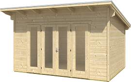 Gartenhaus SKANHOLZ "Ostende 2", beige