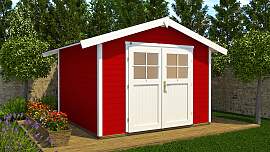 Gartenhaus WEKA "122 Gr.1", rot