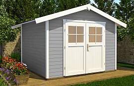 Gartenhaus WEKA "122 Gr.5", grau (grau,