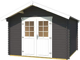 Gartenhaus WEKA "209 Gr.3", grau