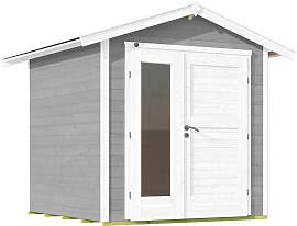 Gartenhaus WEKA "224 A", grau (grau,