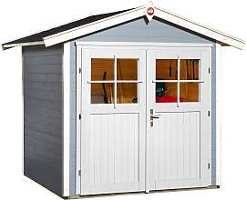 Gartenhaus WEKA "224 Gr.1", grau (grau,