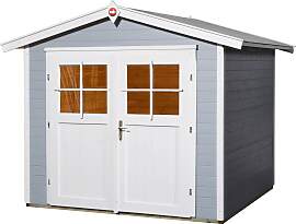 Gartenhaus WEKA "224 Gr.3", grau (grau,