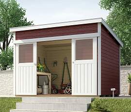 Gartenhaus WEKA "225 Gr.2", rot