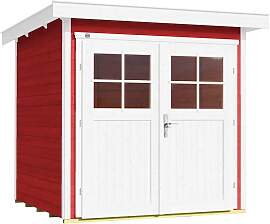 Gartenhaus WEKA "227 Gr.1, 21 mm", rot