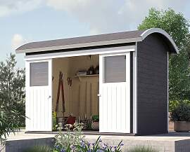 Gartenhaus WEKA "228", grau (anthrazit,