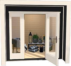 Gartenhaus WEKA "263 Gr.1", grau