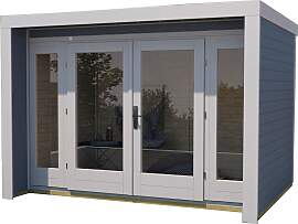 Gartenhaus WEKA "263 Gr.2", grau (grau,