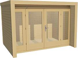 Gartenhaus WEKA "263 Gr.3", beige
