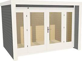 Gartenhaus WEKA "263 Gr.3", grau (grau,