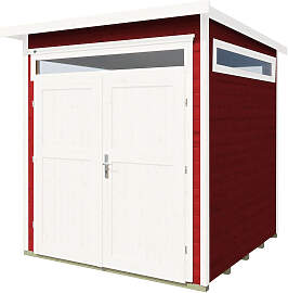 Gartenhaus WEKA "265 Gr. 3, 21 mm", rot
